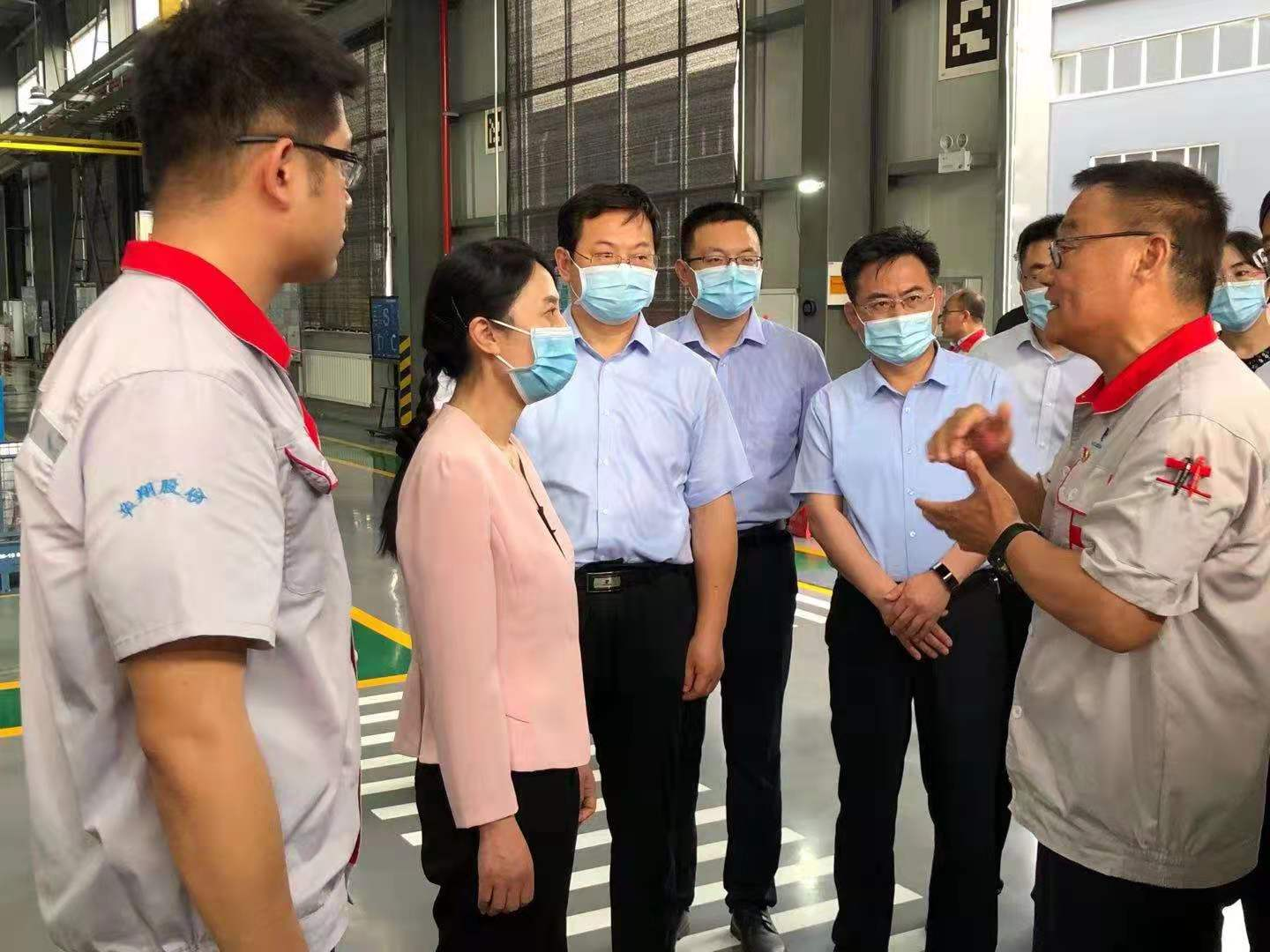 省委常委、組織部部長陳安麗蒞臨我司調(diào)研企業(yè)黨建及運行情況